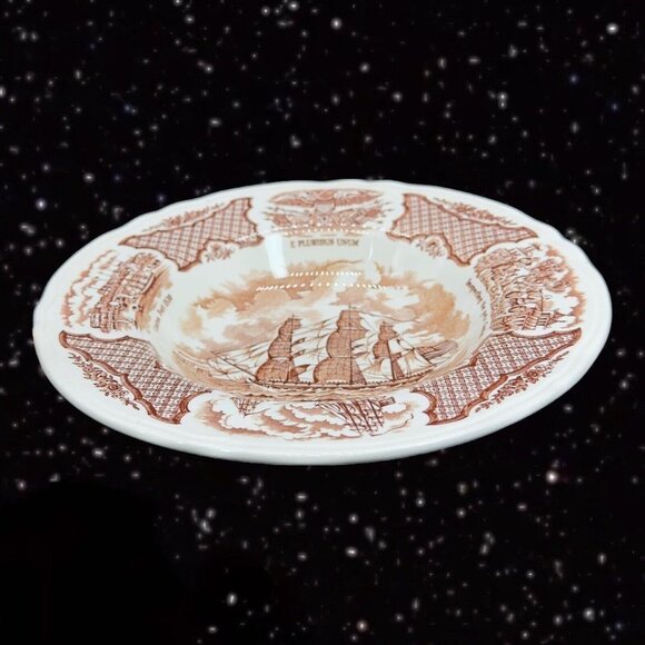 Fair Winds Alfred Meakin Staffordshire England Ceramic Bowl 2 pcs Set Grand Turk - Picture 10 of 12